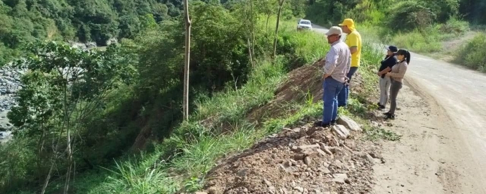 REALIZAMOS LA INSPECCION PARA COORDINAR EL DRAGADO DEL RIO CHILLAYACU Y DEL RIO JUBONES