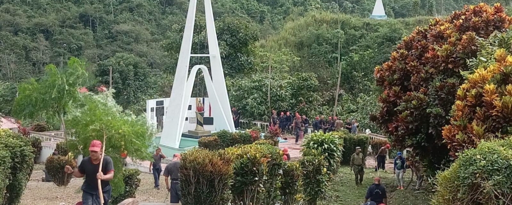 MINGA DE LIMPIEZA EN EL MONUMENTO HÉROES DEL 41 DE CUNE- POROTILLO